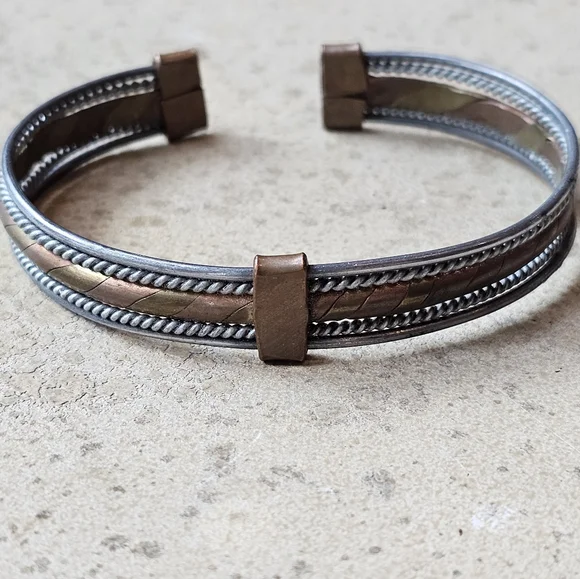 Bracelet Handmade copper bracelet LOT 408 - Picture 9 of 9